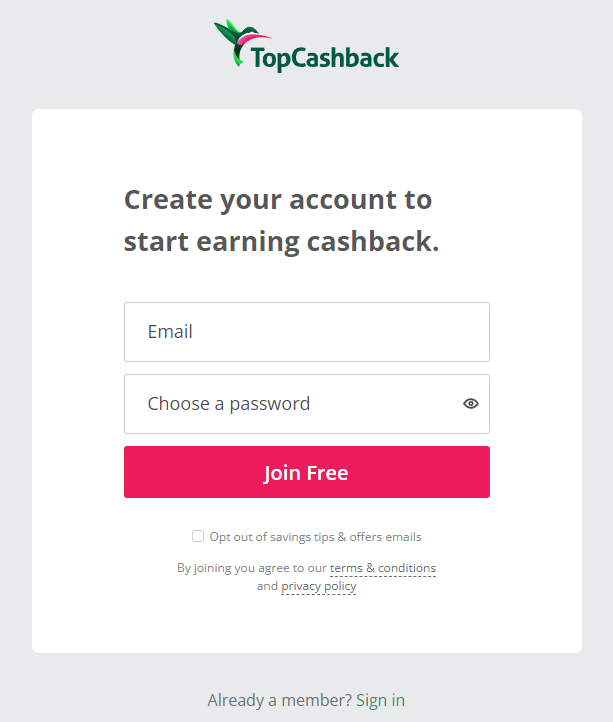 Earn money from shopping with TopCashBack website