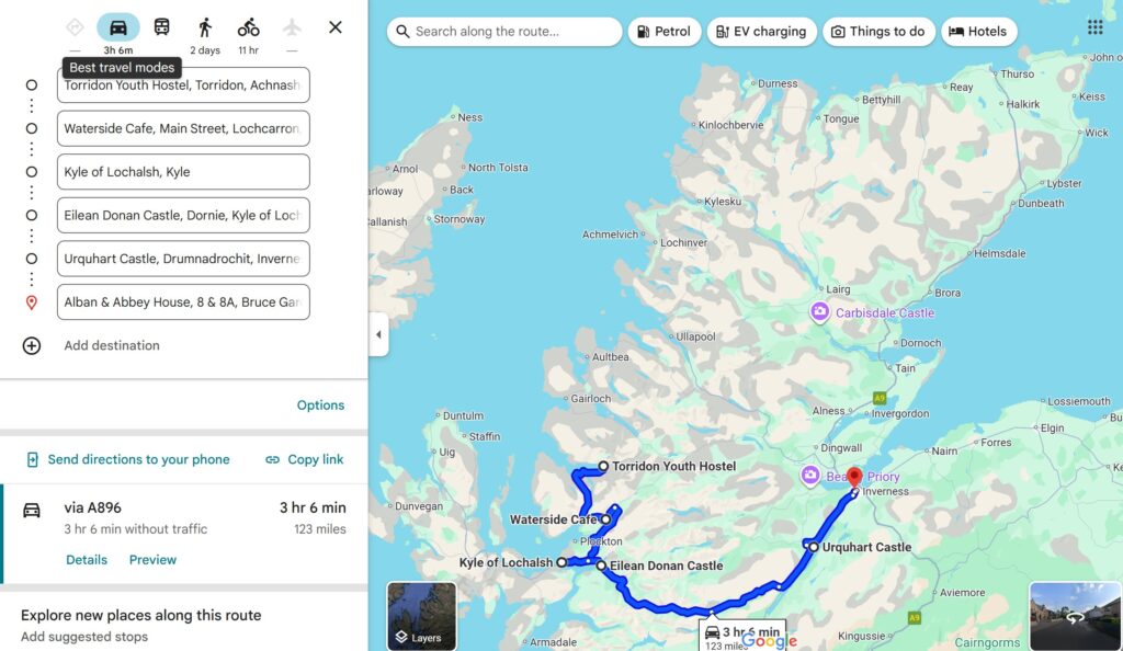 North Coast 500 (NC 500) - Torridon to Inverness